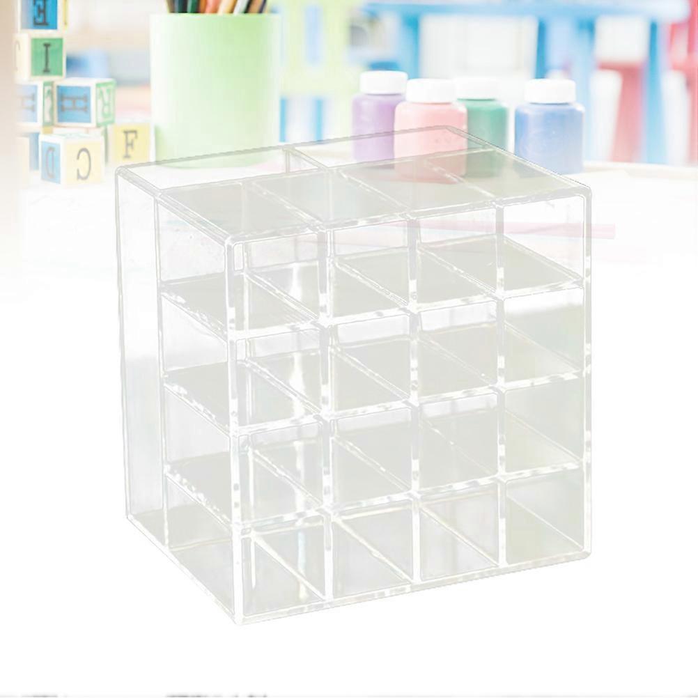 Transparent Lipstick Holder Cosmetic Storage Case for Makeup 1Pcs Acrylic
