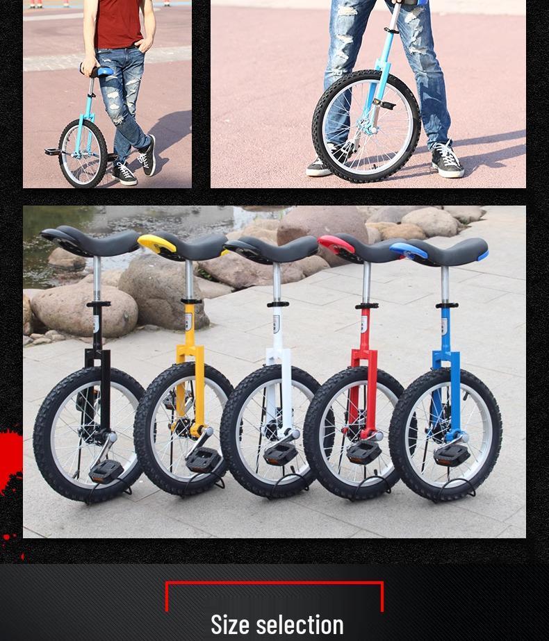 Cross-Border Unicycle for Children and Adults