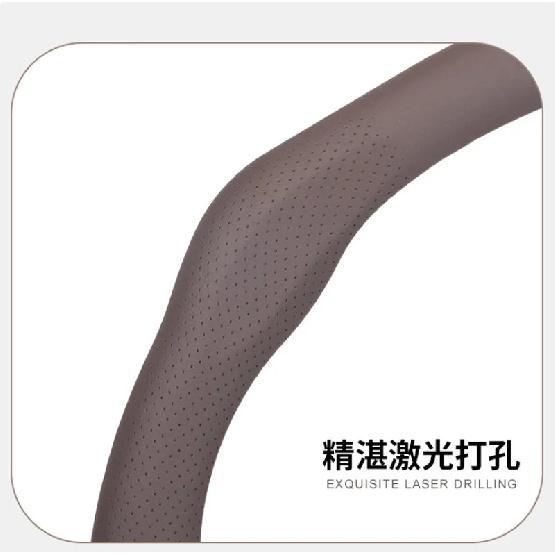 5D Flip Fur Car Steering Wheel Cover for All Seasons Non Slip Sweat Absorbing Breathable Sports Car Steering Covers for BMW