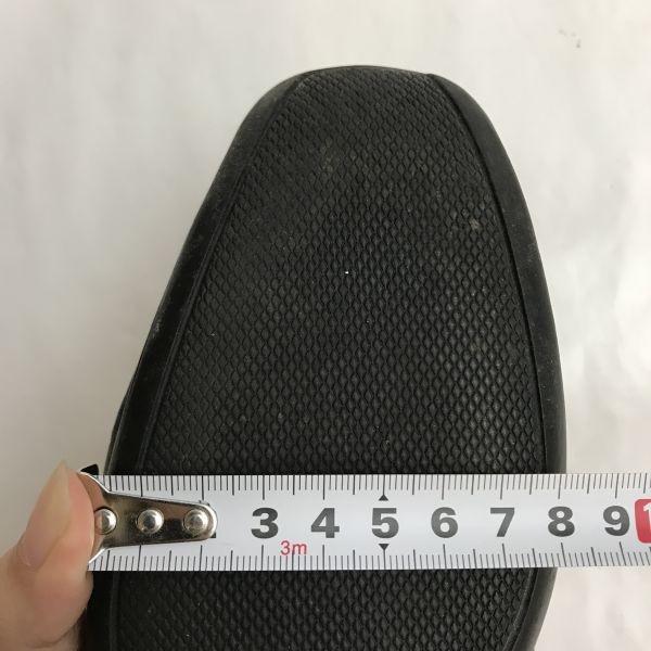 STOKTON bit loafer moccasin 36 22.5-23 purple Italy(USED)