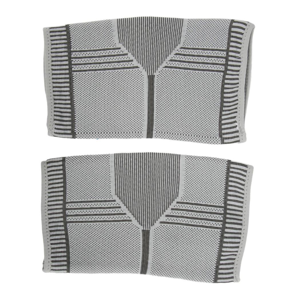1 Pair Graphene Elbow Pads Elbow Joints Warmer Sleeves for Outdoor Sports Lattice Heating M