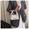 New Chinese Style Bucket Bag Fashionable Crossbody Shoulder Purse for Women CLE