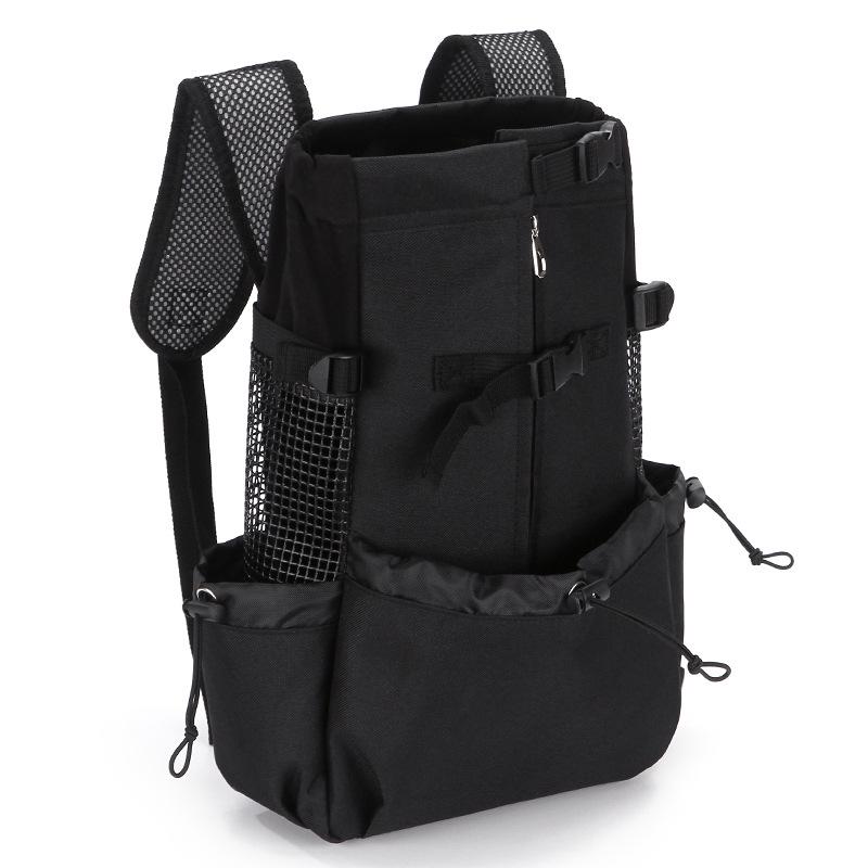 

Double-Shoulder Foldable Pet Carrier Backpack for Dogs and Cats Small