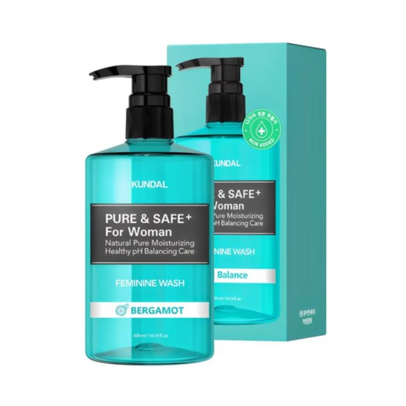 

KUNDAL Pure & Safe Feminine Wash Bergamot 300ml Gentle Intimate Care (1pc / 2pcs) 1pc