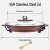 Padella Elettrica Multifunzione Antiaderente con Spedizione Gratuita – Nuovo Stile BBQ, Friggitrice per Pancake e Padella Grigliata