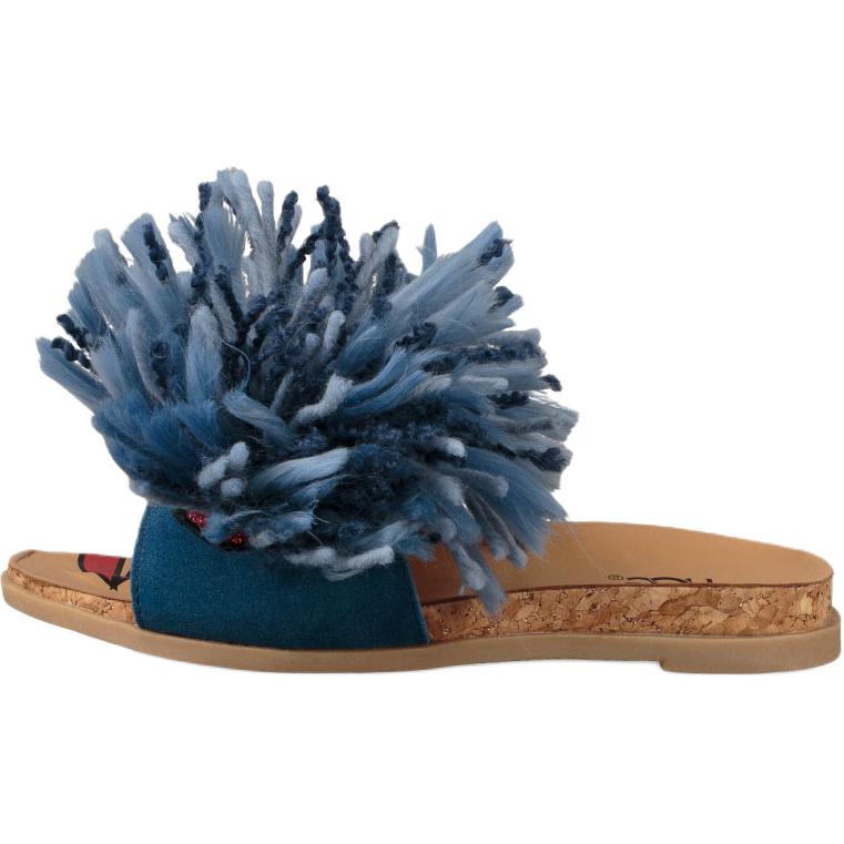 UGG Willow Slide Comfortable Versatile Rubber Kids Home Slippers Kids Slippers Blue 1092312K 35