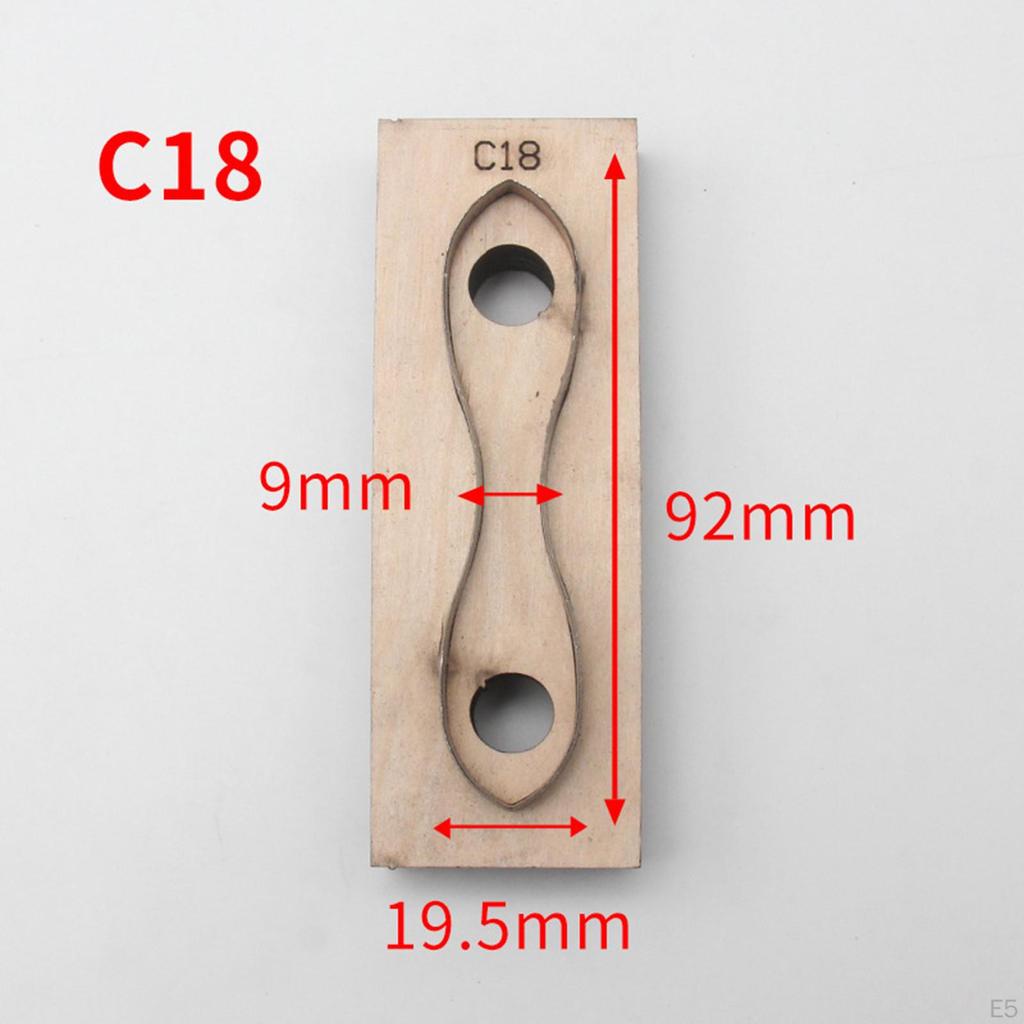 Precision Zipper Pull Die Cutter for Leather Crafting