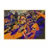 Splatoon Warriors Anime Poster - Retro Kraft Paper Wall Art for Game Rooms & Cafes