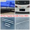 Car Side Body Strip / Rear Trunk Tail Gate Door Strip Protector Cover Trim For Toyota Corolla Cross XG10 - 2025 Accessories