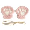 Paws Cute Cartoon Bear Claw Plush Gloves Women's Winter Warm Plush Thickened Bear Paw Cycling Bike Skiing