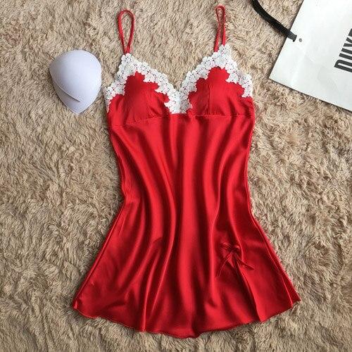 

Женское сексуальное ночное белье, кружевное белье в стиле пэчворк, ночное шелковое платье, одежда для сна, ночная рубашка, одежда xxl