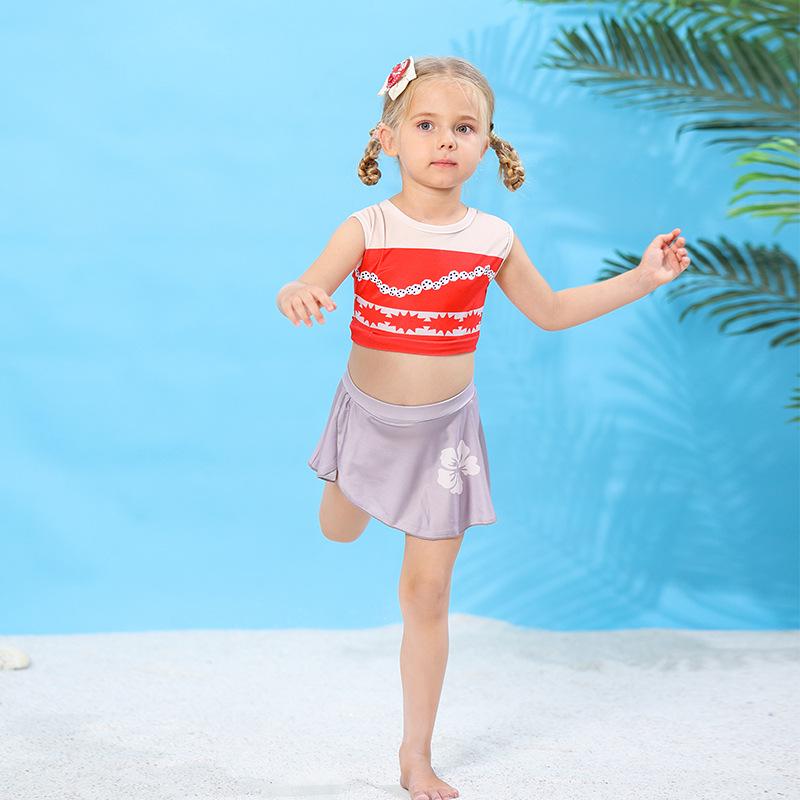 2026 Girls' Disney Princess One-Piece Swimsuit: Cinderella, Snow White & Rapunzel Design