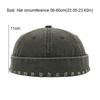 Outdoor Gewaschener Denim Schirmlose Docker Cap Baumwolle Verstellbar Hip Hop Hut Einfarbige Schirmlose Mütze Junge Mädchen