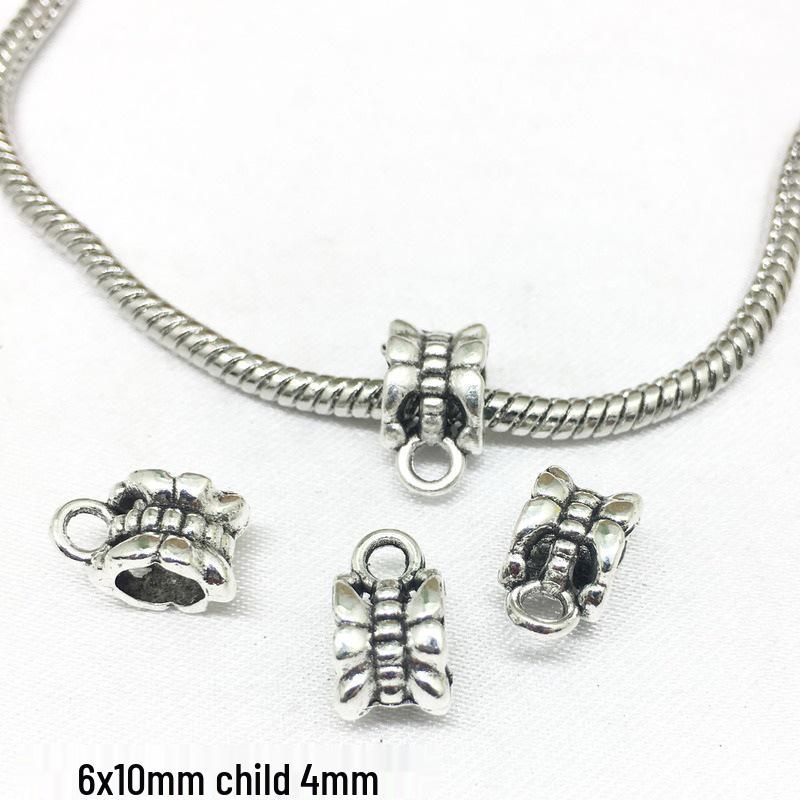 DIY Electroplated Jewelry Kit: Alloy Pendant Connector, Clasp, Jump Ring, Spacer Bead for Bracelets & Necklaces