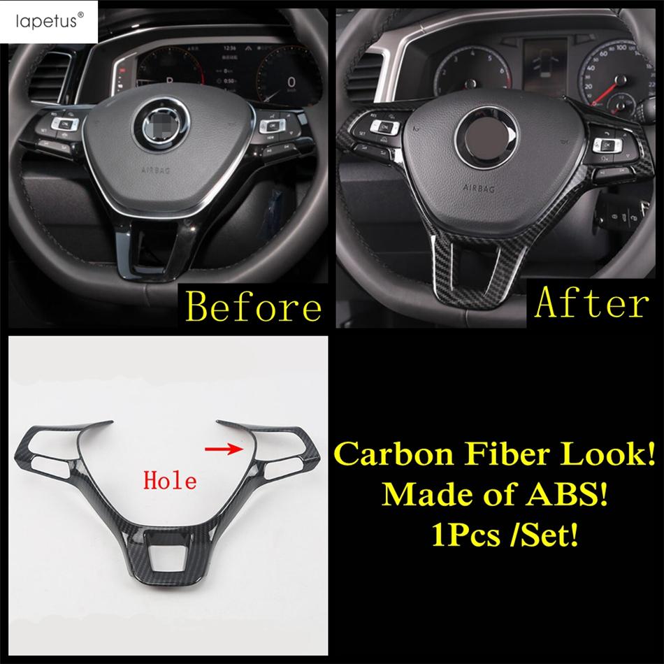 Gear Shifter Head AC Air Window Lift Read Light Cover Trim For VW Volkswagen Atlas / Teramont 2017- Carbon Fiber Accessories