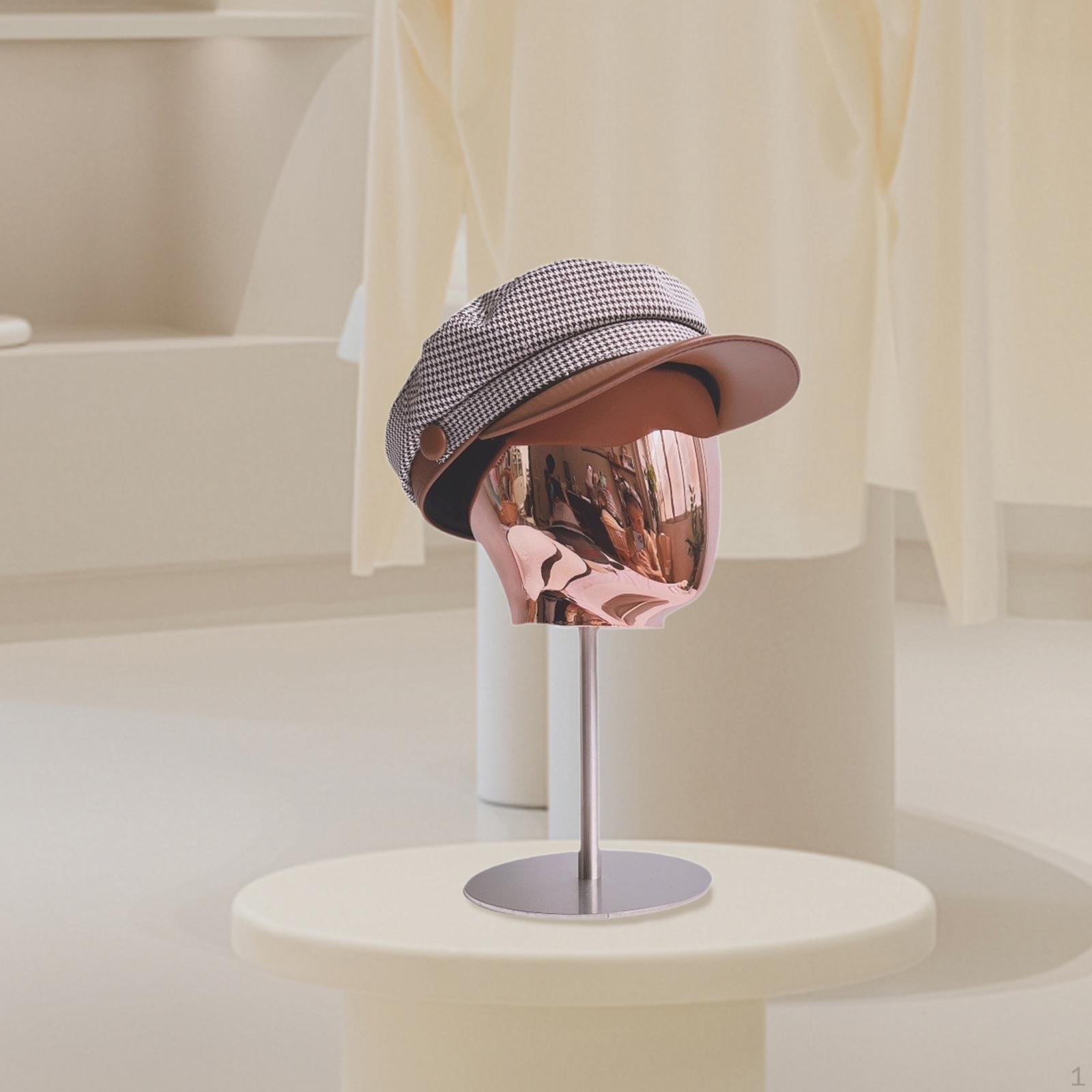 

Mannequin Head Model Hat Display Hairpiece Manikin Multipurpose Styling Wig рожевий колір золота