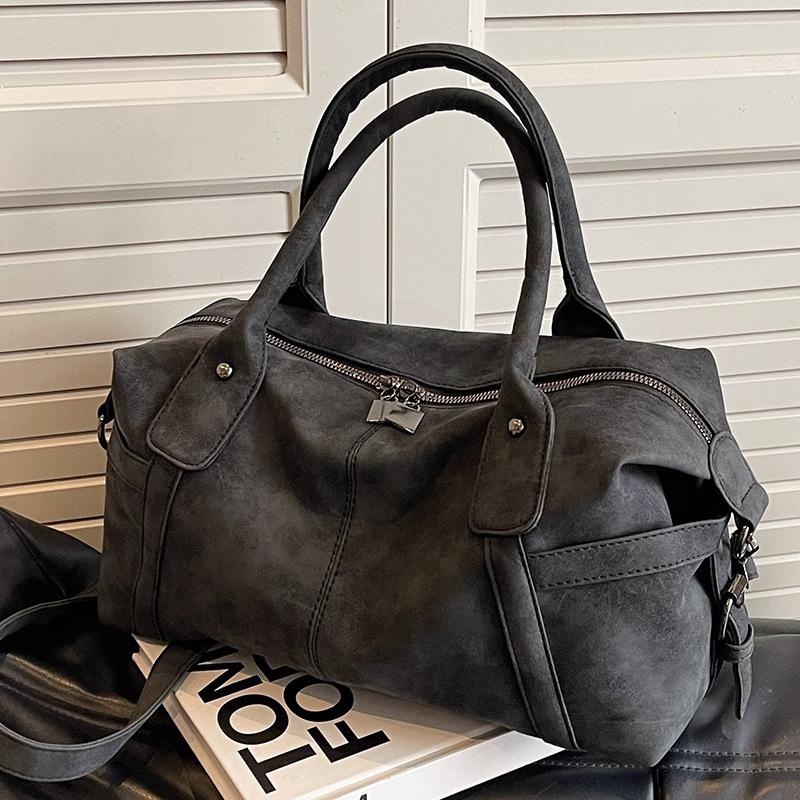 Large Capacity Travel Bag Versatile Casual Tote Shoulder Crossbody Luggage Bag for Women Stylish Handbag Travel Companion