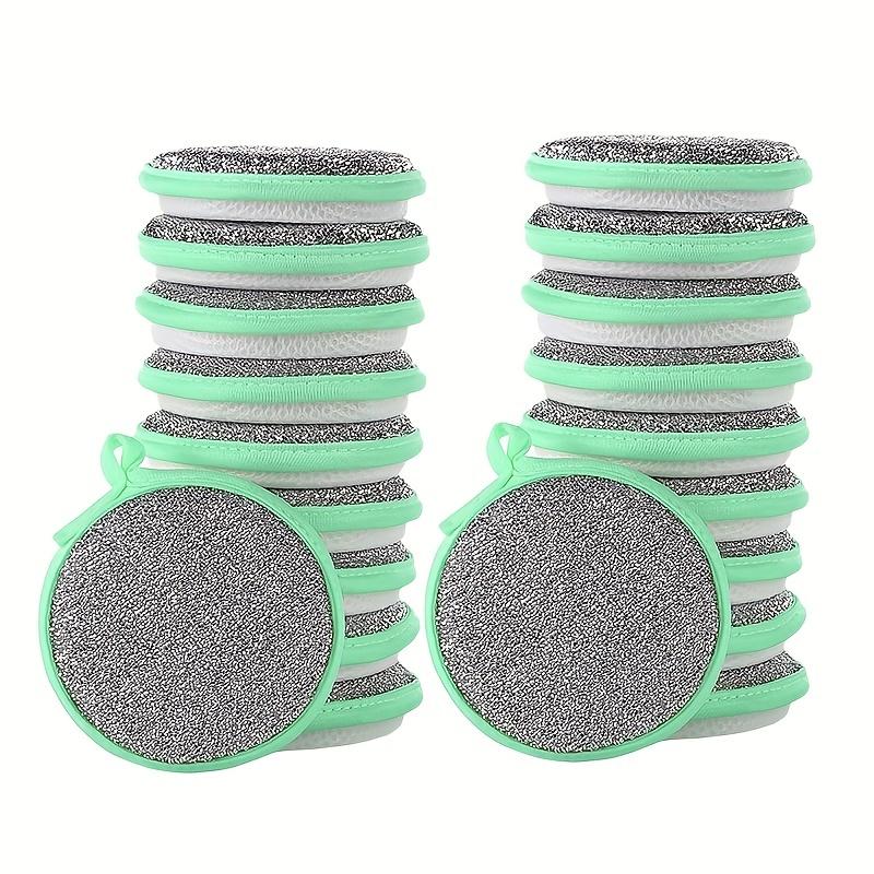 12pcs, Cleaning Sponge, Scouring Pad, Square Dish Cloths, Simple Style Dish Towel, Cleaning Cloth For Sink Or Kitchen Stove,