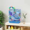 5-Tier Hamster Cage with Tubes, Wheel, Ladders, House and Bottle, 46x30x58 Cm