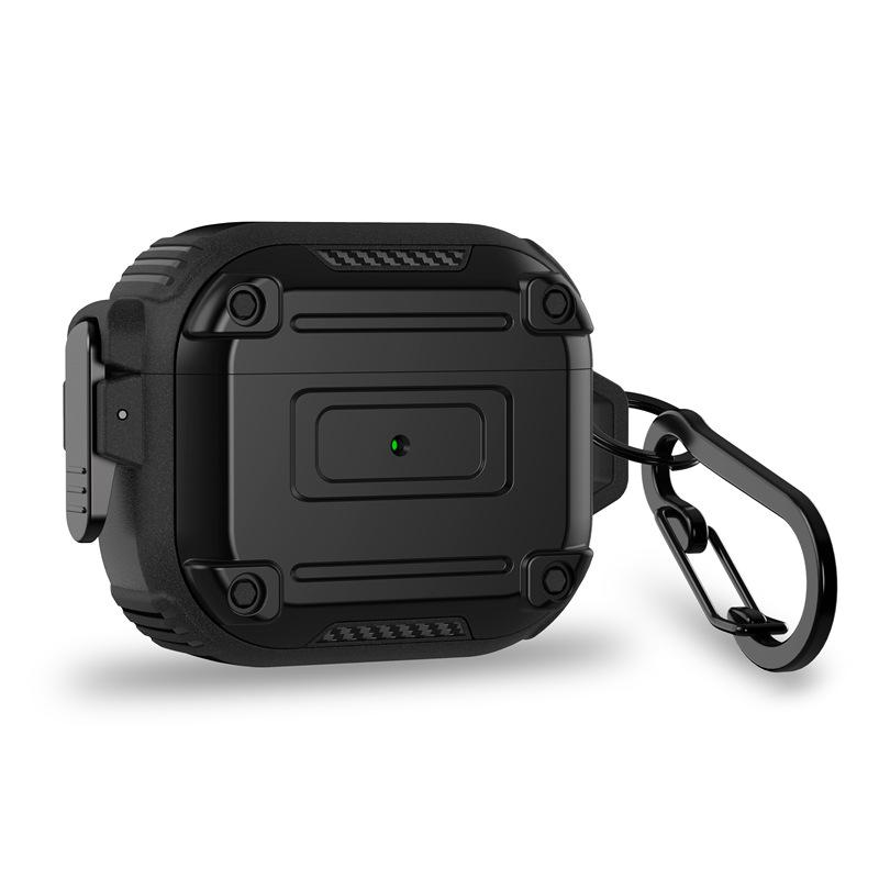 Applicable to Airpodspro2 second-generation earphone cover cross-border Apple Airpods4 buckle Bluetooth protective case Airpods pro2