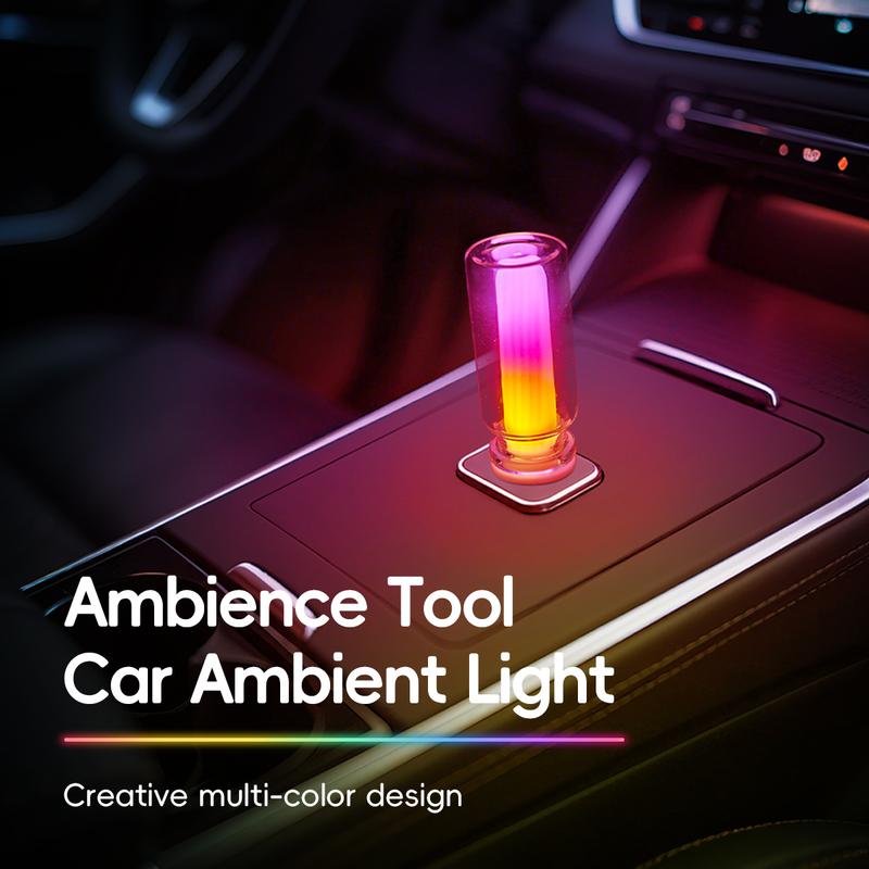 Car USB Night Interior Light LED Filament Lamp Portable Lighting Plug and Play Decorative Atmosphere Light for Car Bedroom
