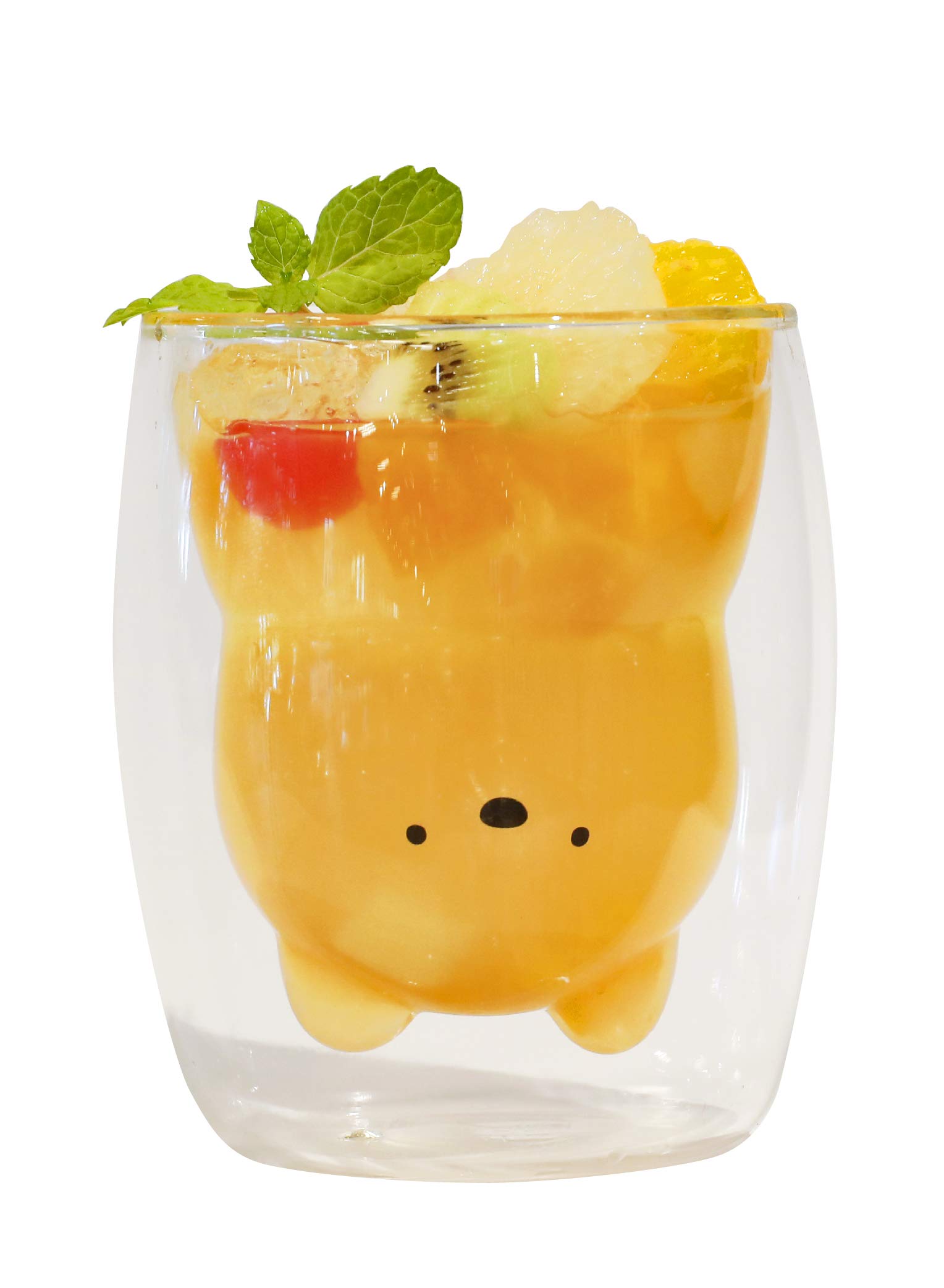 

CB Japan Glass Dishwasher Animal UCA Heat-Resistant [Dog] 270ml, Condensation-Resistant, Double-Walled Construction, Microwaveable, Safe,