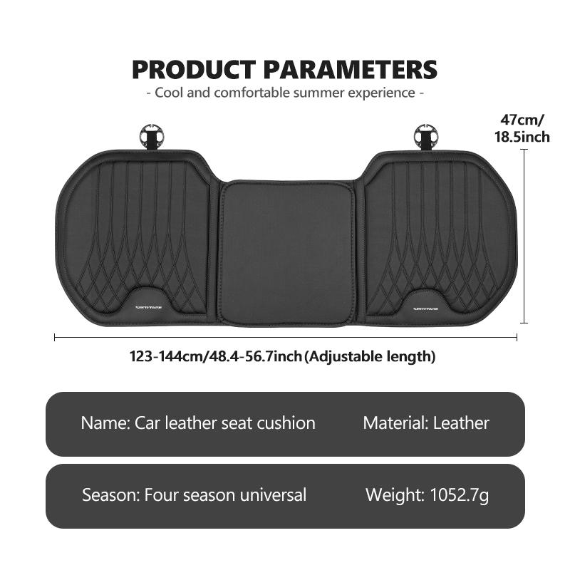 Leather Car Seat Booster Cushion Breathable Non-slip Pad For KIA Sportage Rio Ceed Niro Soul Stonic Proceed Sorento