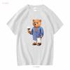 T-shirt Biologica BARON FILOU Lxxvi Bianca PE24 manica lunga o corta vintage Lavata Elasticizzata Leggermente streetwear Morbida