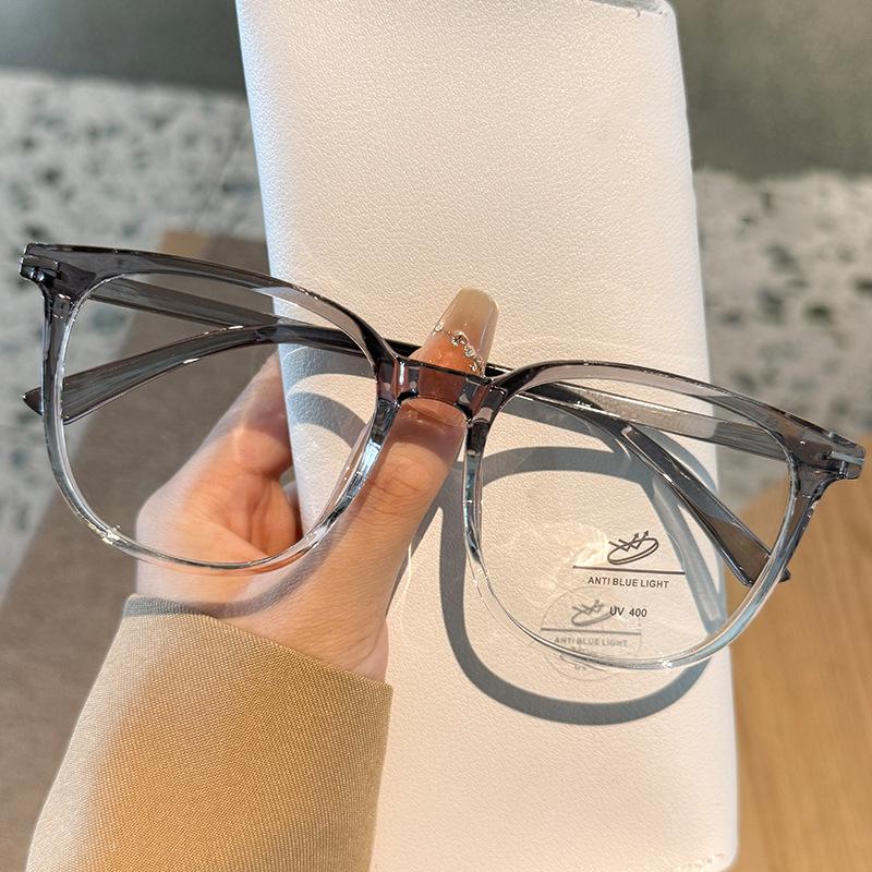 The New Large Frame Plain Retro  Eyeglass Frame Can Be Equipped With A Prescription Eyeglass Frame  Myopia Glasses Frame Mh9025