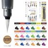 Pentel Art Brush Color Pen, 18-Color Set, XGFL-18ST
