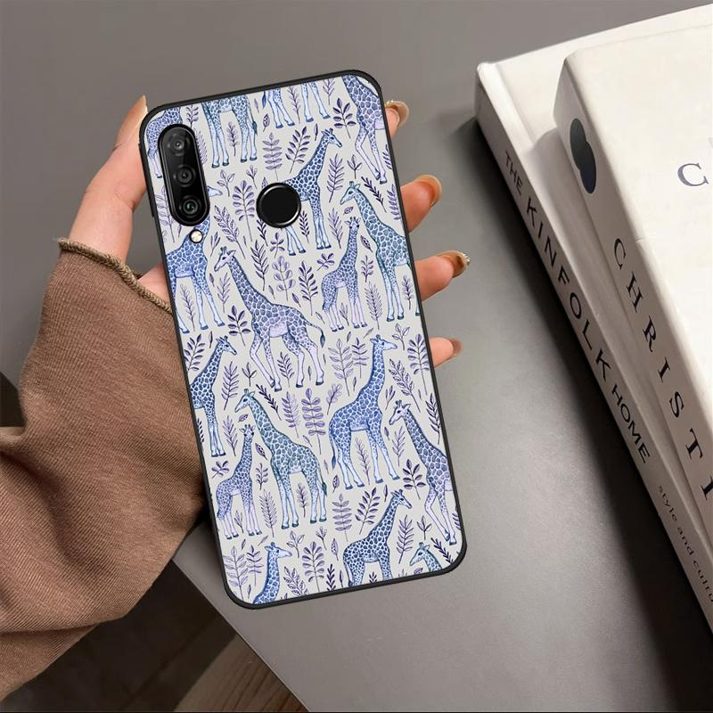 Giraffe Art For Huawei P40 P20 P30 Lite P60 Pro Nova 12i 12s 11i 10 9 SE 5T Y91 Y90 Y60 Y70 Y72 Y61 Case