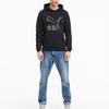 PUMA Loose Printed Hooded Fleece Black Men's 599300-56