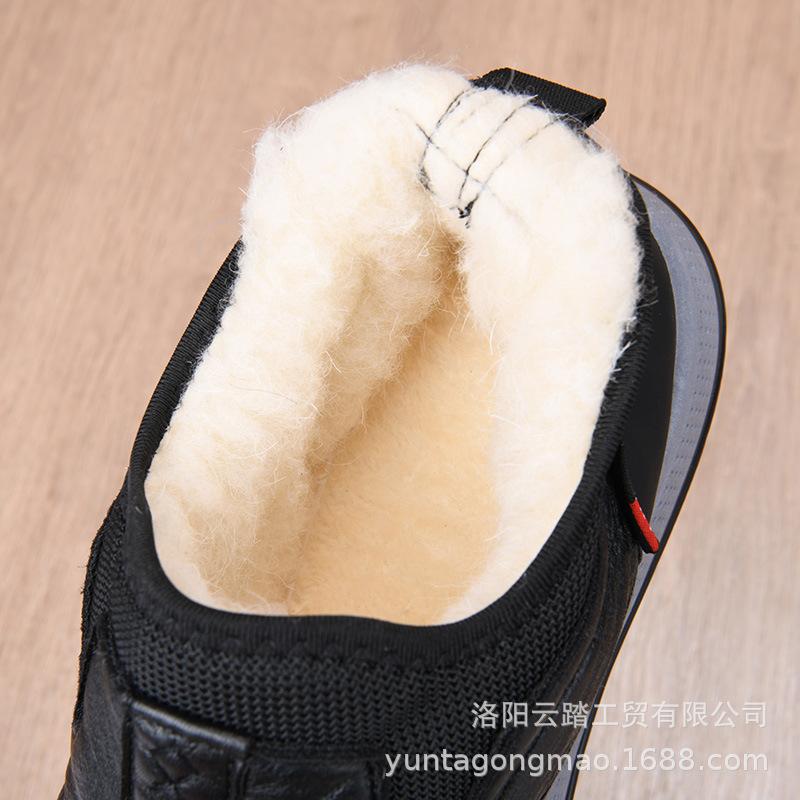 Men's Shoes Winter New Men's Cotton Shoes Piled Thickened Warm Casual Shoes Soft Sole Comfortable Men's Shoes