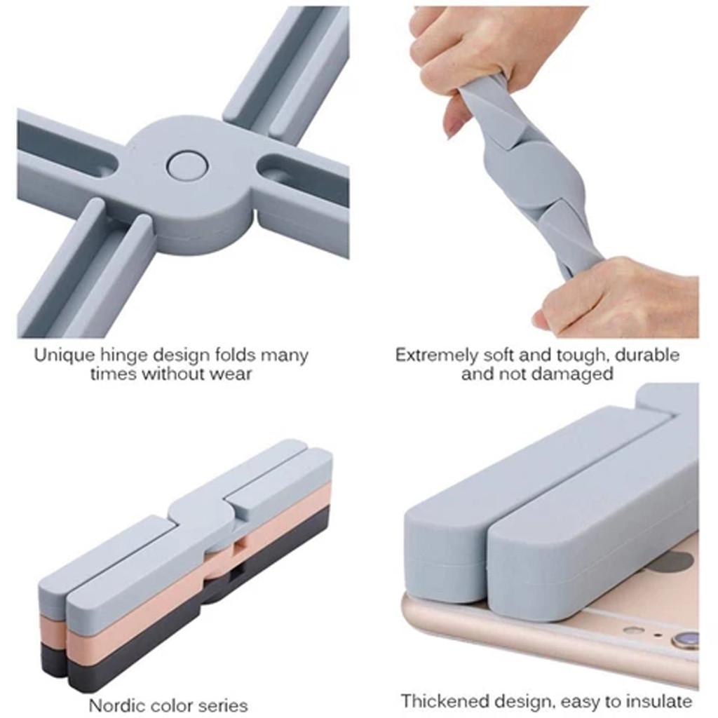  Cross Design Silicone Trivets Hot Pad Pot Holder