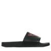 Sandals Black Logo Triangle