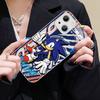 Game Sonic Movie Anime Tempered Glass For Iphone 14 13 12 11 Pro Mini XS MAX 14Plus X XS XR Fundas
