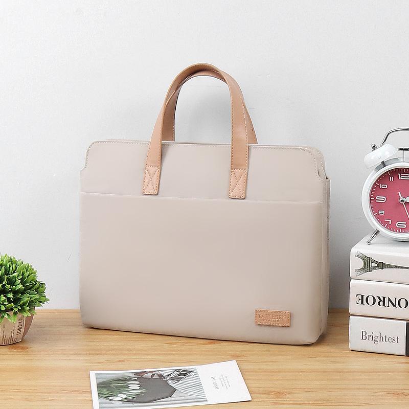 

TS JYL laptop bag,Women Laptop Handbag 13-15.6 Inch 4-Layer Large Capacity Portable Bag 12-13.3 inches серый