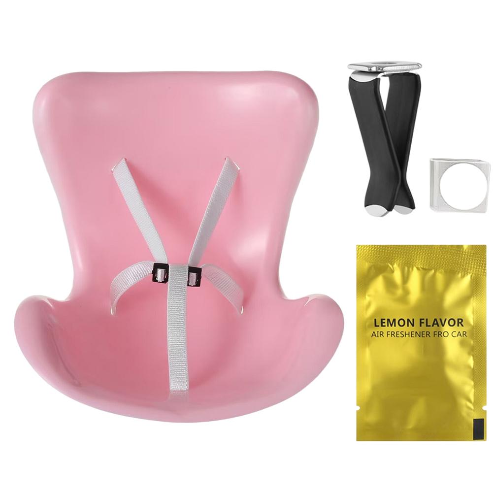 Cute Doll Car Seat with Belt Decorative Doll Sofa Seat Multi-Function Doll Vent Car Seat for Car Air-Conditioning Vents