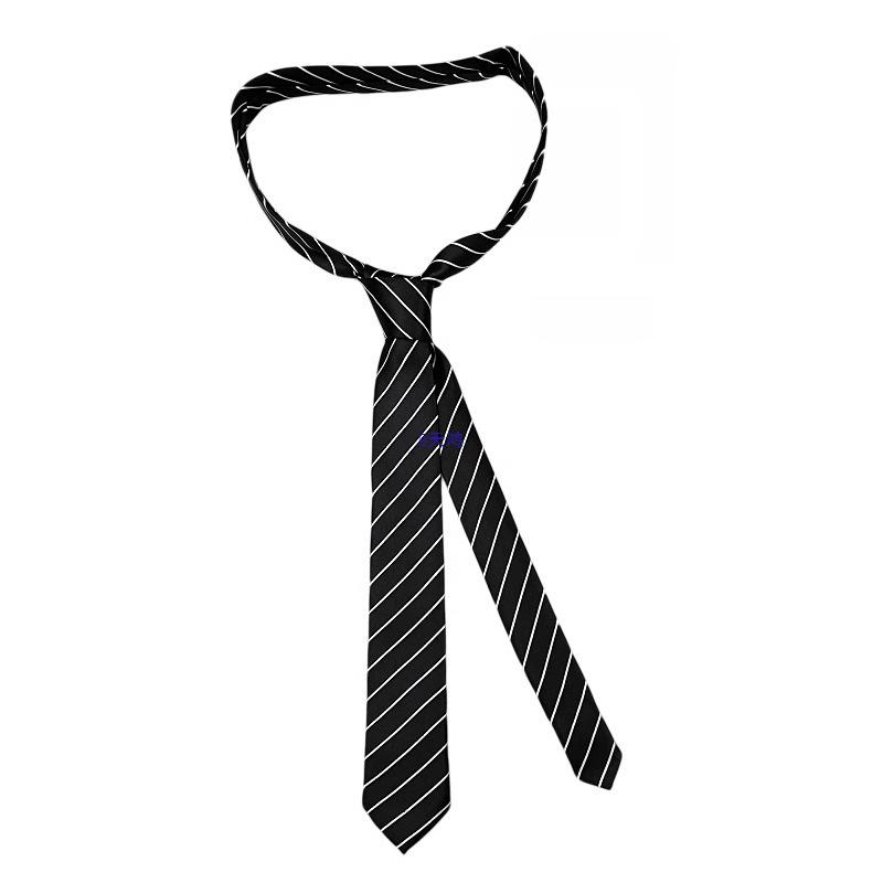 Czarny Paskowany Jedwabny Szal Pasek: Dodatek - Pasek do noszenia w talii i wstążka na szyję do podwójnego użytku