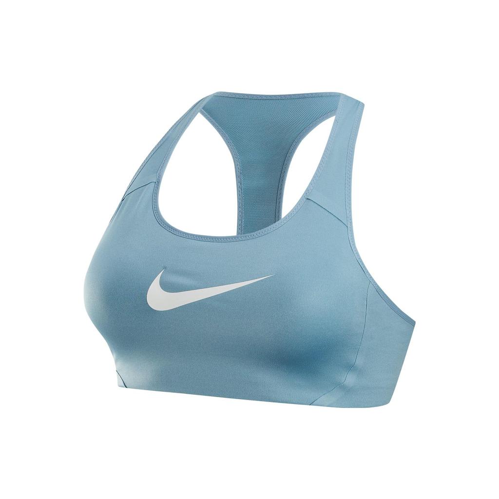 Nike Victory Shape Logo Print U-Shape High-Intensity Support Sports Bra Women Underwear Old-Blue 548556-494