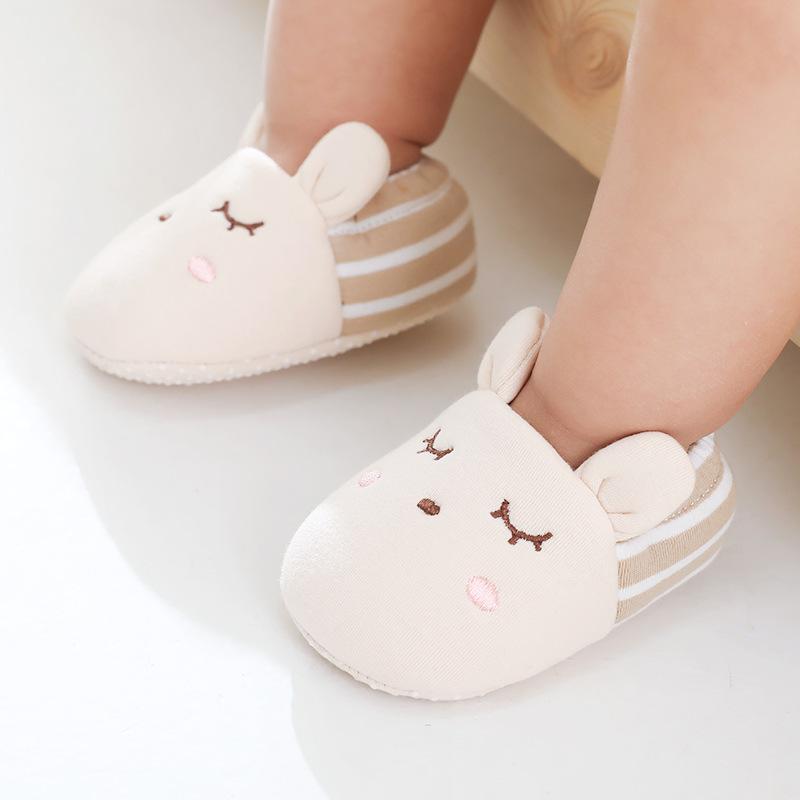 Baby Boys Girls Crib Shoe Sports Crib Shoes Infant First Walkers Toddler Soft Sole Anti Slip Baby Floor Sneakers Spring Autumn 0-24Month Prewalker