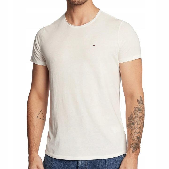 Tommy Jeans T-Shirt White Dm0Dm09586-Ybh