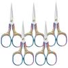 1-5Pcs Stainless Steel Vintage Scissors Sewing Fabric Cutter Embroidery Tailor Thread Scissor Tools for Sewing Shears Small