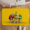 Brand-M&M'sS Floor Mat Soft Non-Slip Bath Mat, Bedside Carpet, Absorbent Doormat for Home