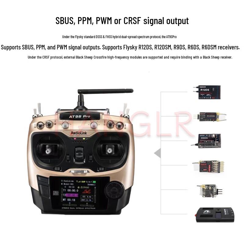 RadioLink AT9S Pro 12-Channel 2.4G Remote Controller for Drones