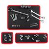 3pcs Magnetic Pad Kit Flexible Tool Holder Mat Mechanic Trays Portable And Storage For Screws Wrenches Auxiliary Equipment