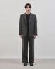 Work On Body Off [Summer/All Seasons] Sivico Semi-Overfit Single Set-Up Suit [Grey]