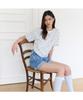 THURSDAY ISLAND Small Flower String T-Shirt_T264Mts948W