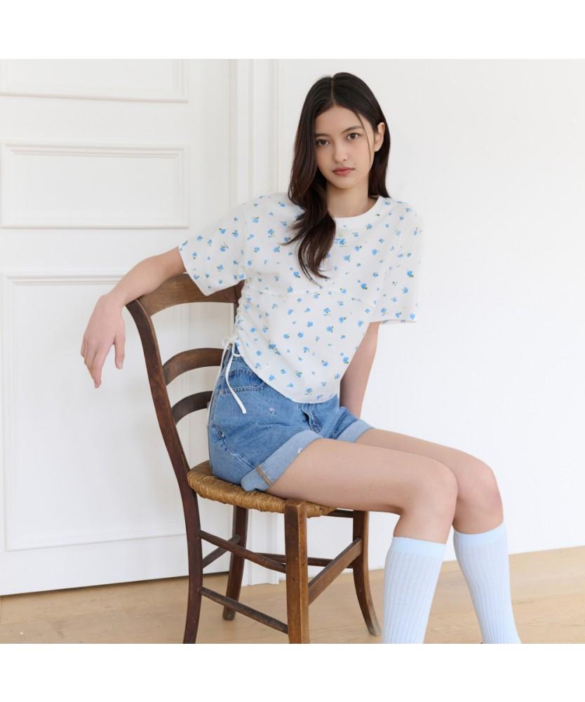 THURSDAY ISLAND Small Flower String T-Shirt_T264Mts948W
