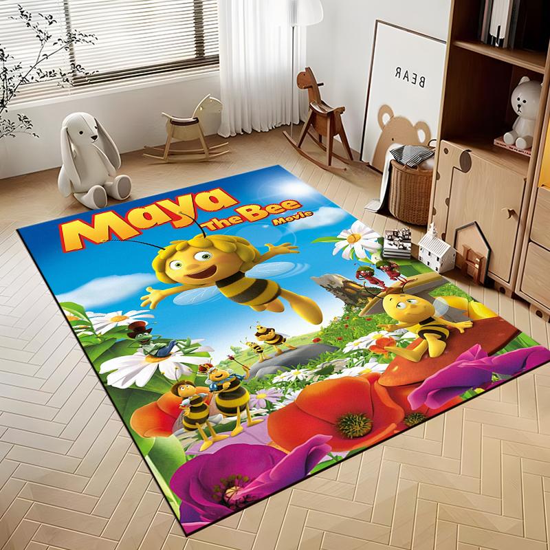 15 Sizes Bee M-Maya Rugs for Living Room Bedroom Dining Kitchen Office Bathroom Non-Slip Large Decor Carpet Alfombra Rugs